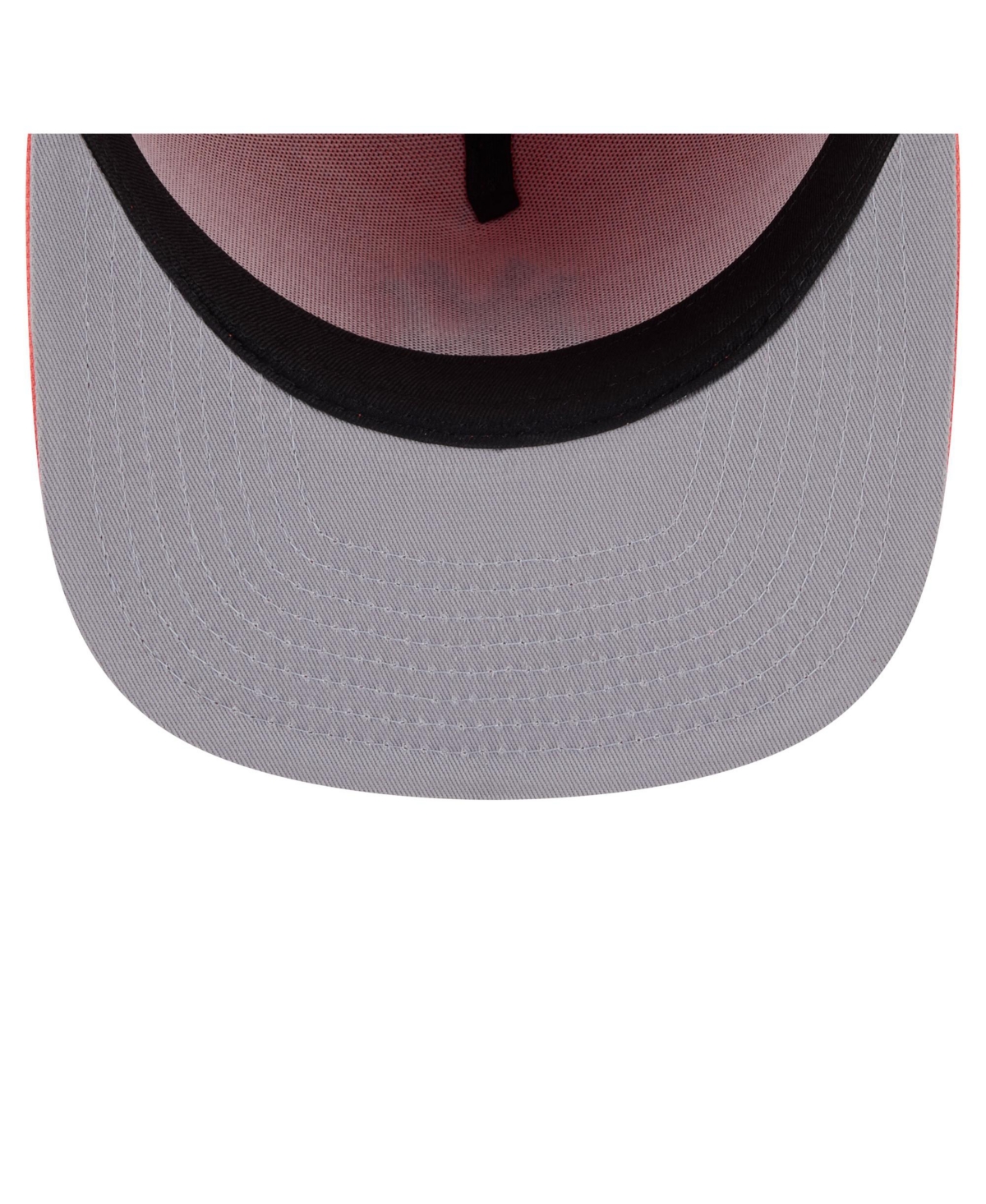 New Era Men's Coral New York Yankees Color Pack A-frame 59fifty Fitted Hat In Orange