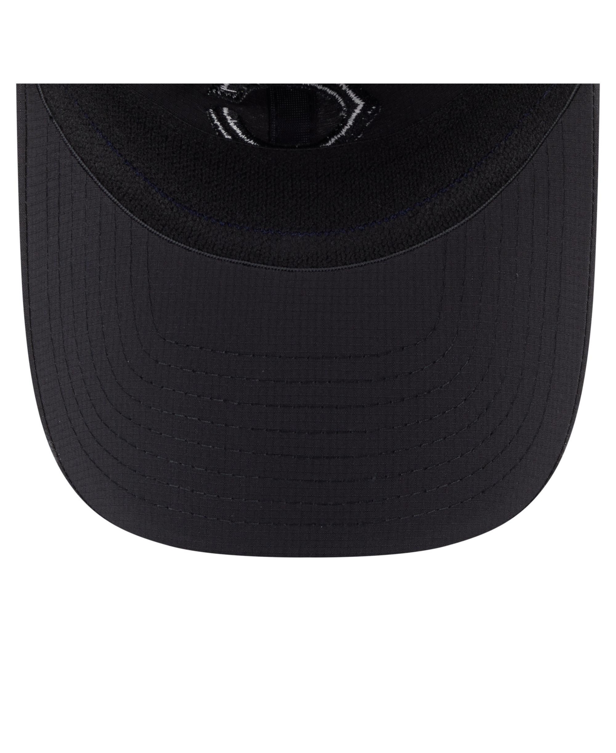 New Era Men's Black Cincinnati Reds Ripstop Casual Classic Adjustable Hat In Black