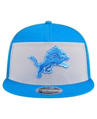 Men's Gray/Blue Detroit Lions Outdoor Split Panel 9FIFTY Snapback Hat