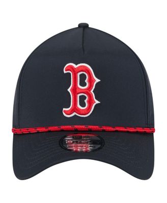 Men's Navy Boston Red Sox 39THIRTY A-Frame Perforated Flex Hat