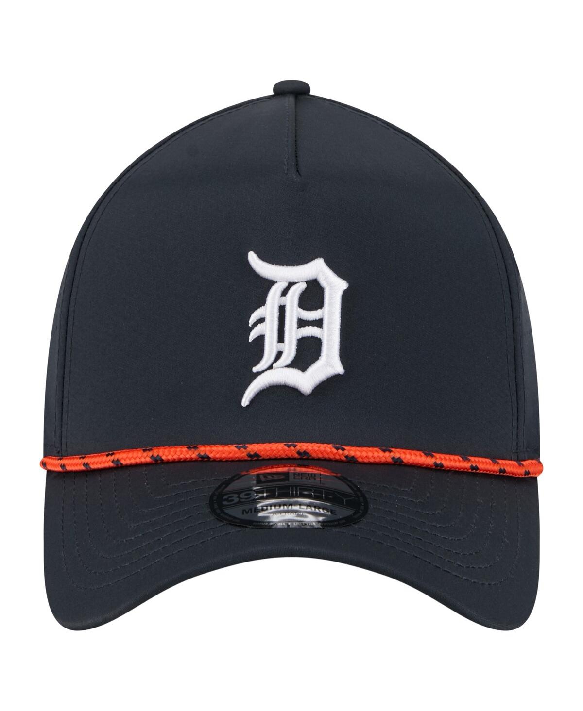 New Era Men's Navy Detroit Tigers 39thirty A-frame Perforated Flex Hat In Blue