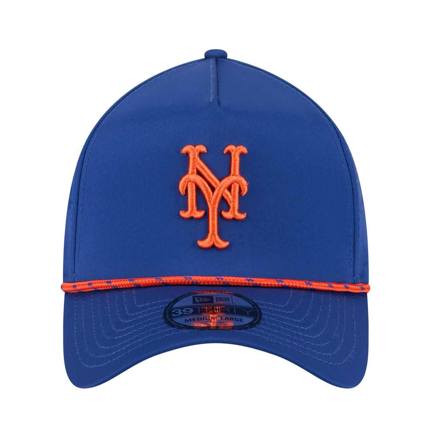 Мужская кепка New Era Royal New York Mets 39THIRTY A-Frame Perforated Flex Hat — фото 5