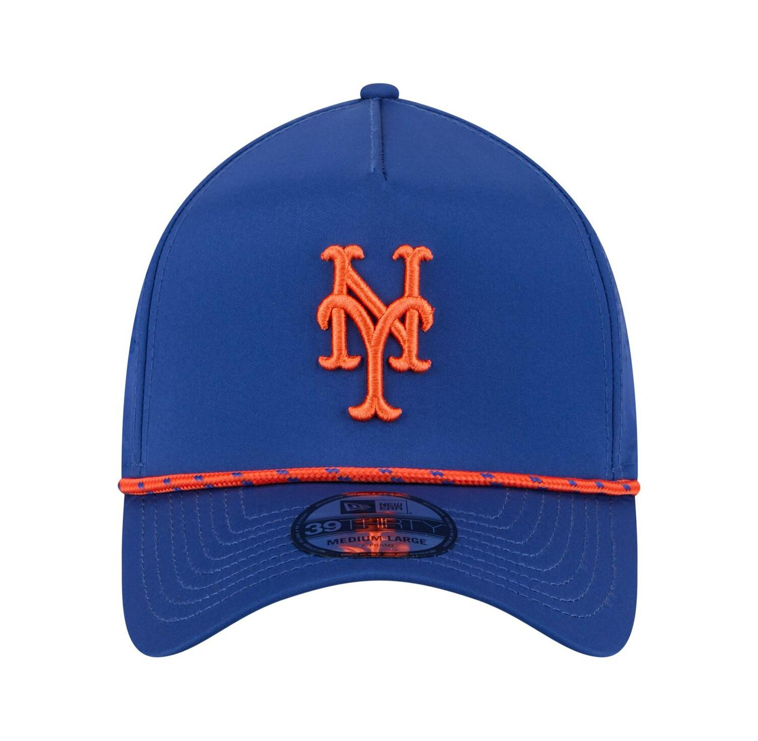 Men's Royal New York Mets 39THIRTY A-Frame Perforated Flex Hat