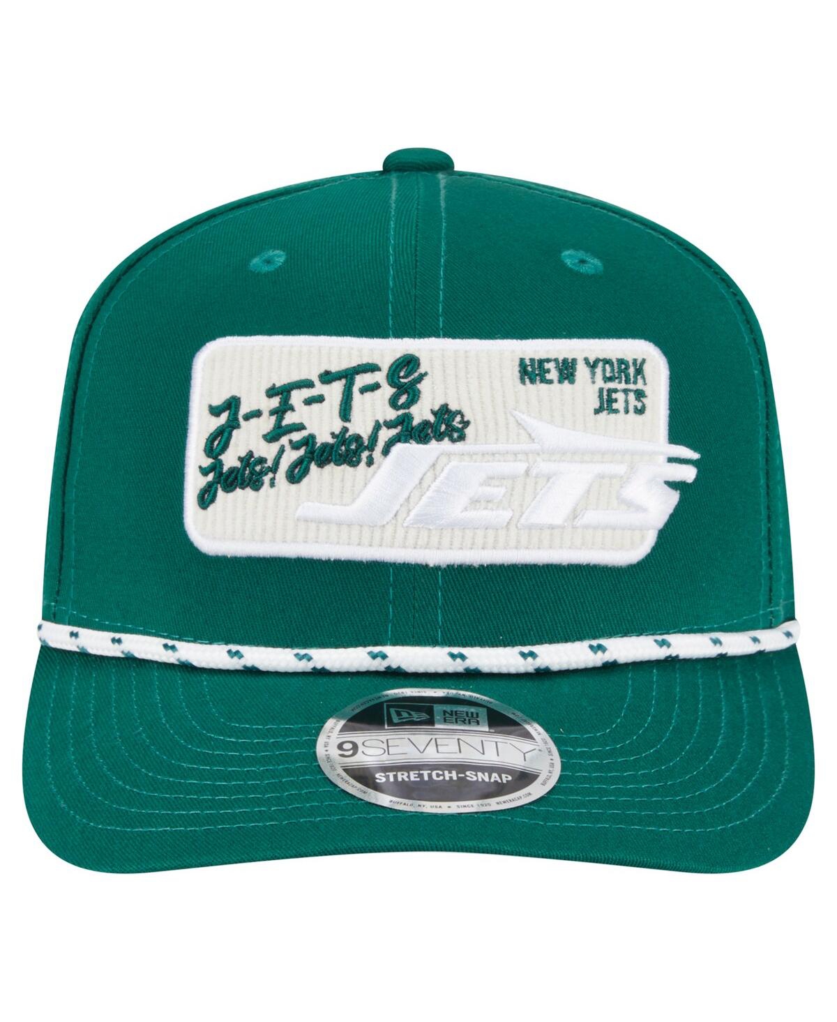 New Era Men's Green New York Jets Chant 9seventy Stretch-snap Hat In Green