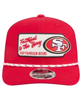 Men's Scarlet San Francisco 49ers Chant 9SEVENTY Stretch-Snap Hat