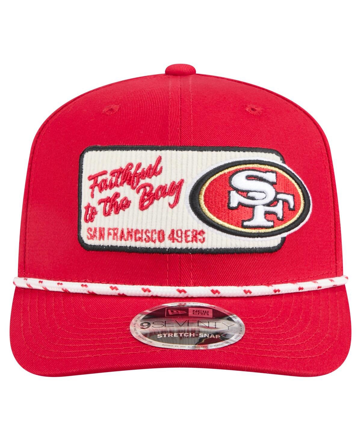 New Era Men's Scarlet San Francisco 49ers Chant 9seventy Stretch-snap Hat In Red