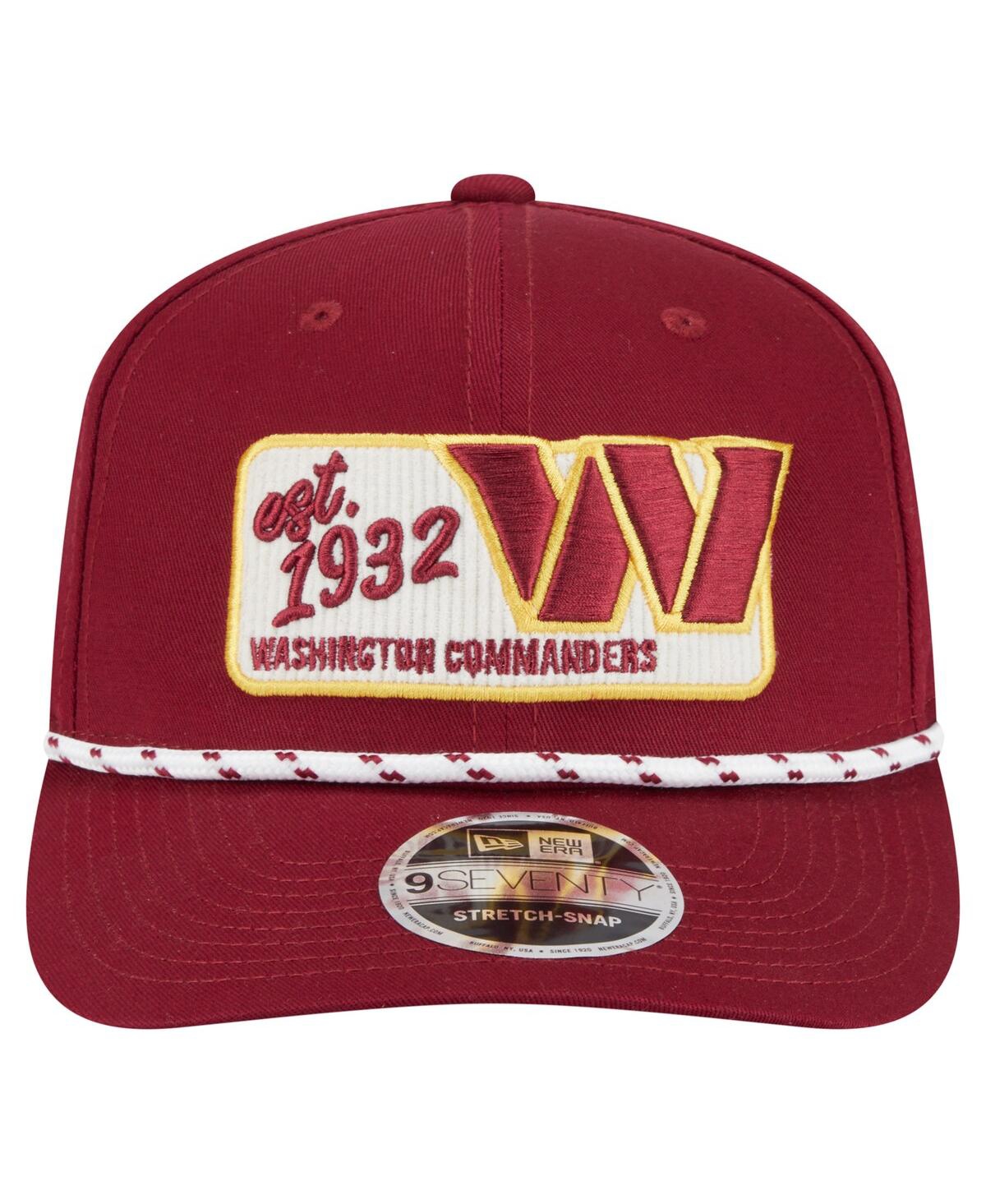 New Era Men's Burgundy Washington Commanders Chant 9seventy Stretch-snap Hat In Burgundy