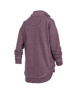 Women's Maroon Texas A M Aggies Northfork Sojourn Poncho Quarter-Zip Sweatshirt