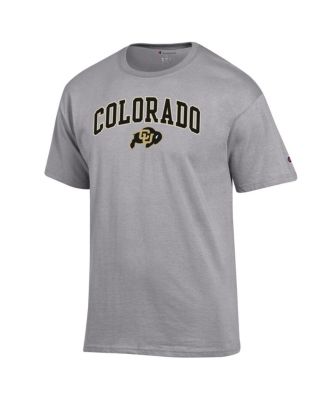 Men's Heather Gray Colorado Buffaloes Arch Over Logo T-Shirt
