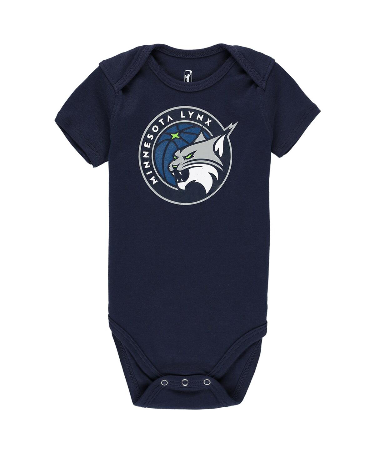 Outerstuff Baby Boys And Girls 3-pack Minnesota Lynx Slide Home Creeper Set In Blue