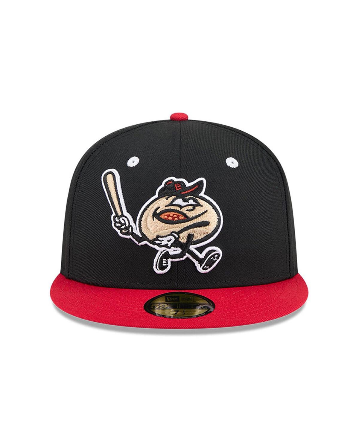 New Era Men's Black Erie Seawolves Theme Nights 59fifty Fitted Hat In Black