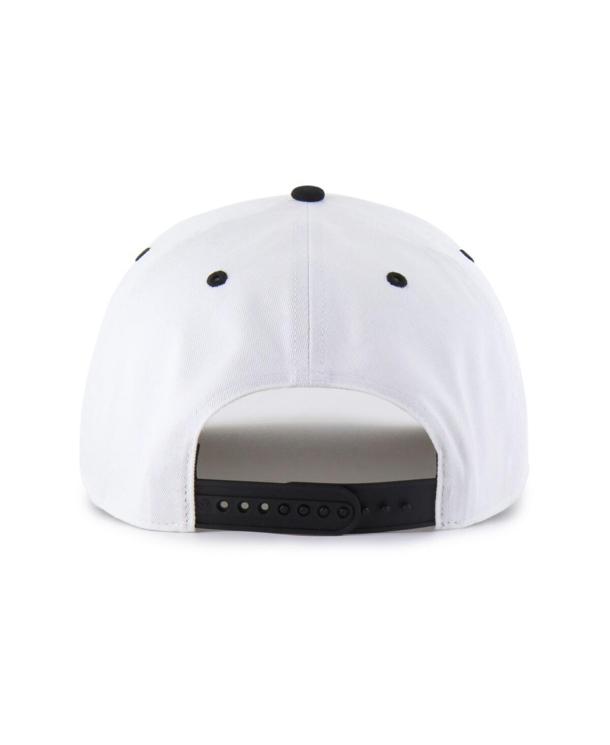 47 Brand Men's White/black Philadelphia Eagles Roscoe Two-toned Hitch Adjustable Hat In Multi