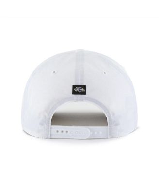 Men's White Baltimore Ravens Brrr Fairway Hitch Adjustable Hat