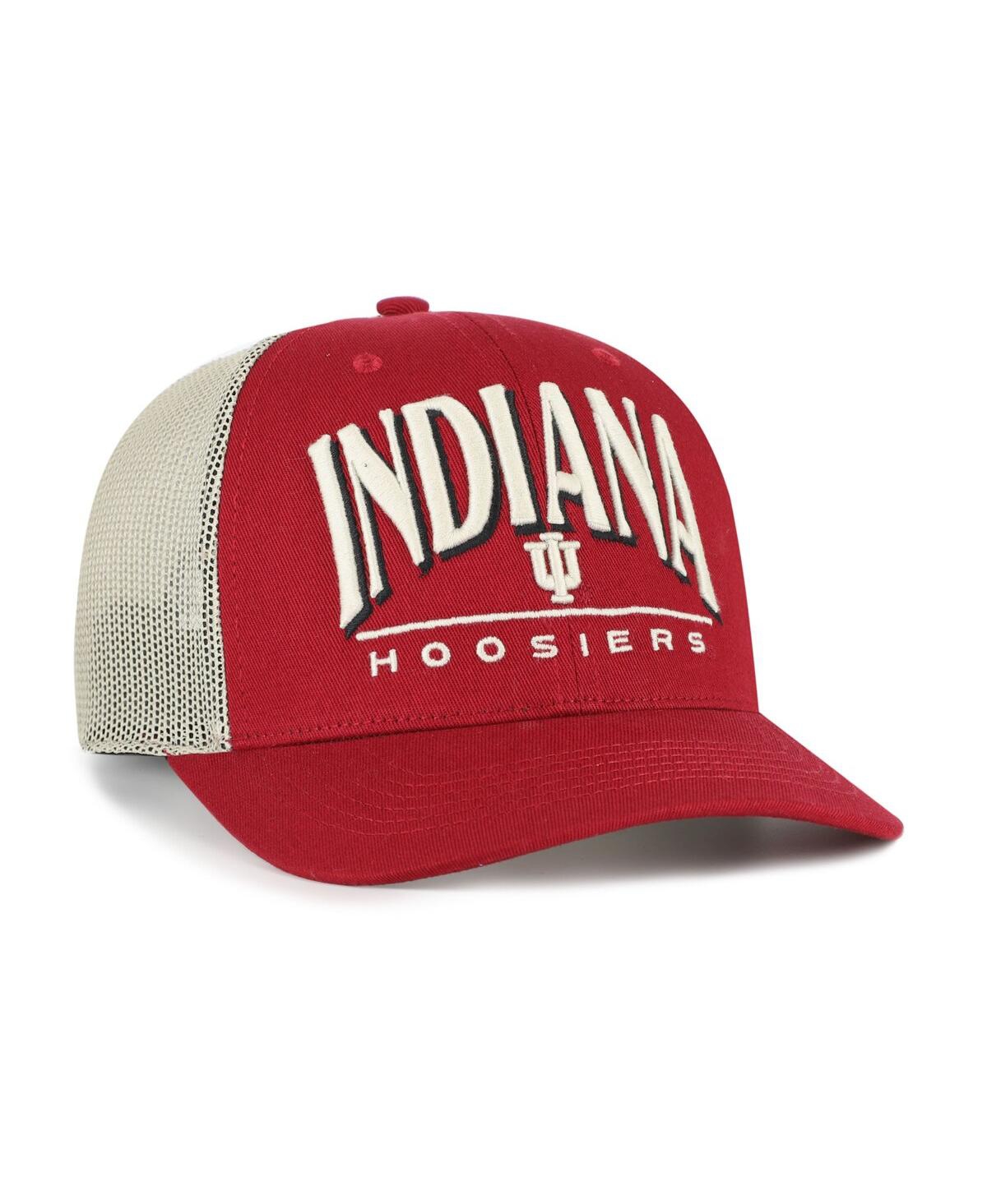'47 Brand Men's Crimson Indiana Hoosiers Arid Adjustable Trucker Hat