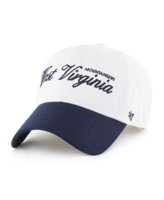 Men's White West Virginia Mountaineers Contemporary Basics Foundation Clean Up Adjustable Hat