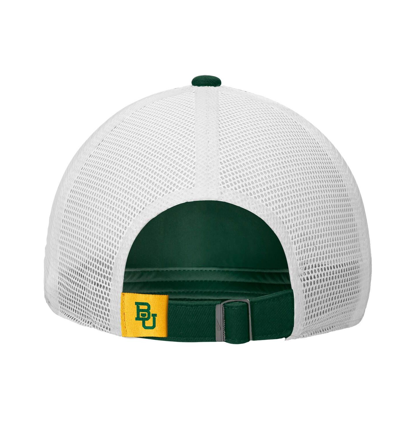 Мужская кепка Nike Green Baylor Bears On-Field Club Adjustable Trucker Hat — фото 2