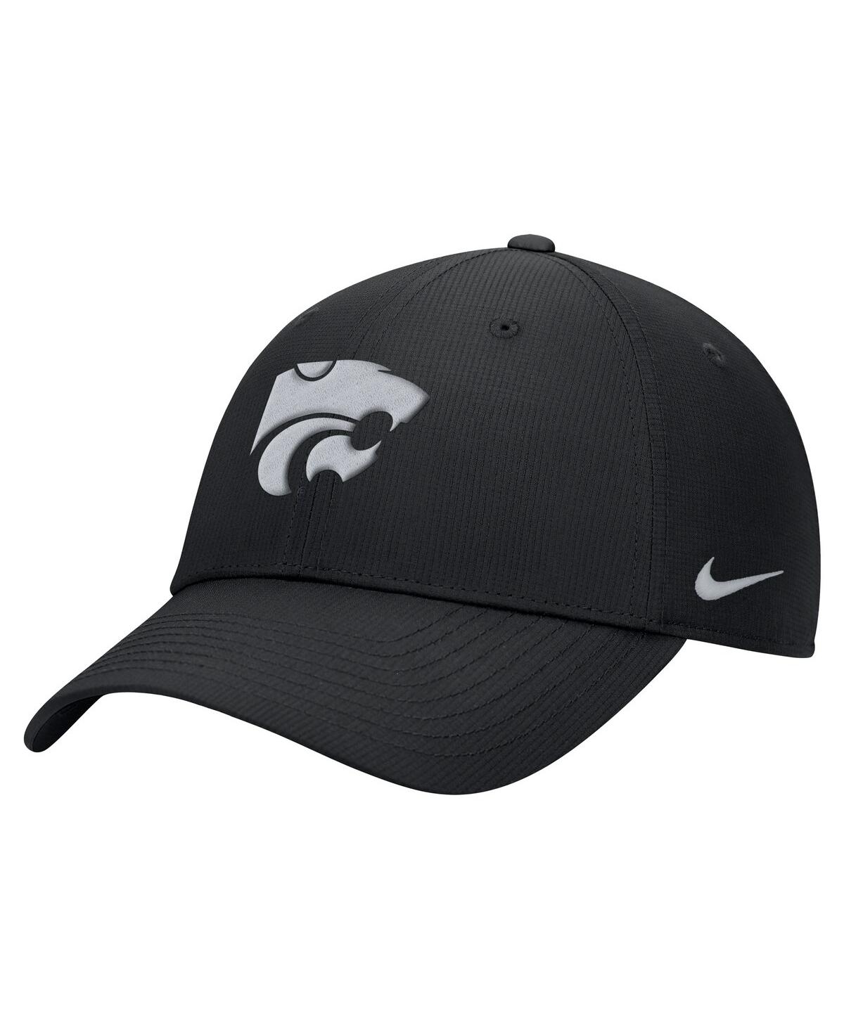 Nike Men's Black Kansas State Wildcats 2025 On-field Club Performance Adjustable Hat In Black