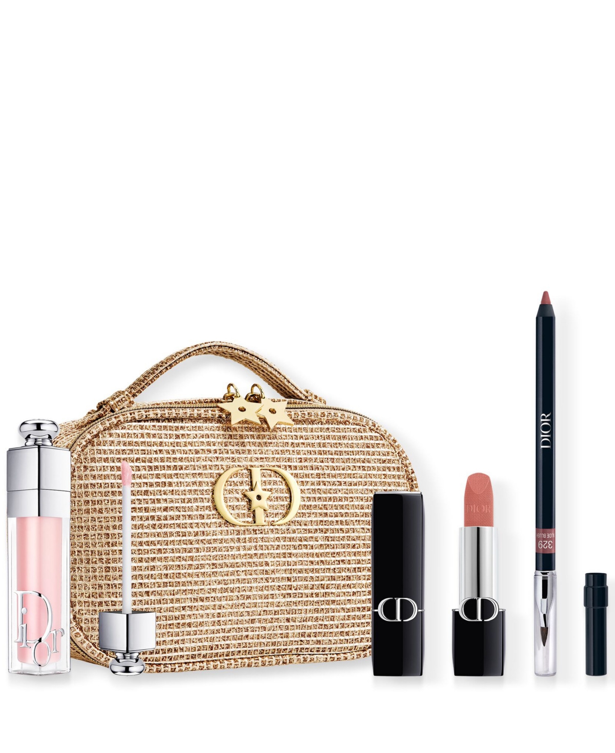 Dior 4-pc. Couture Lip Essentials Limited Edition Makeup Set In Transparent