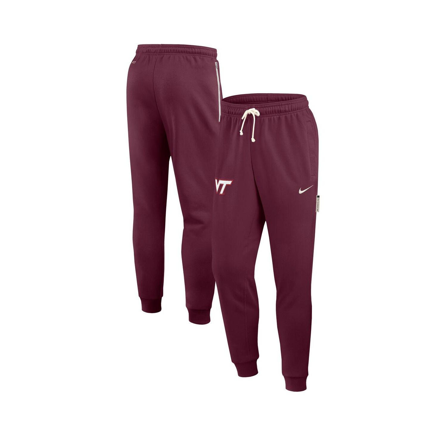 Men's Maroon Virginia Tech Hokies 2025 Sideline Performance Taper Pants