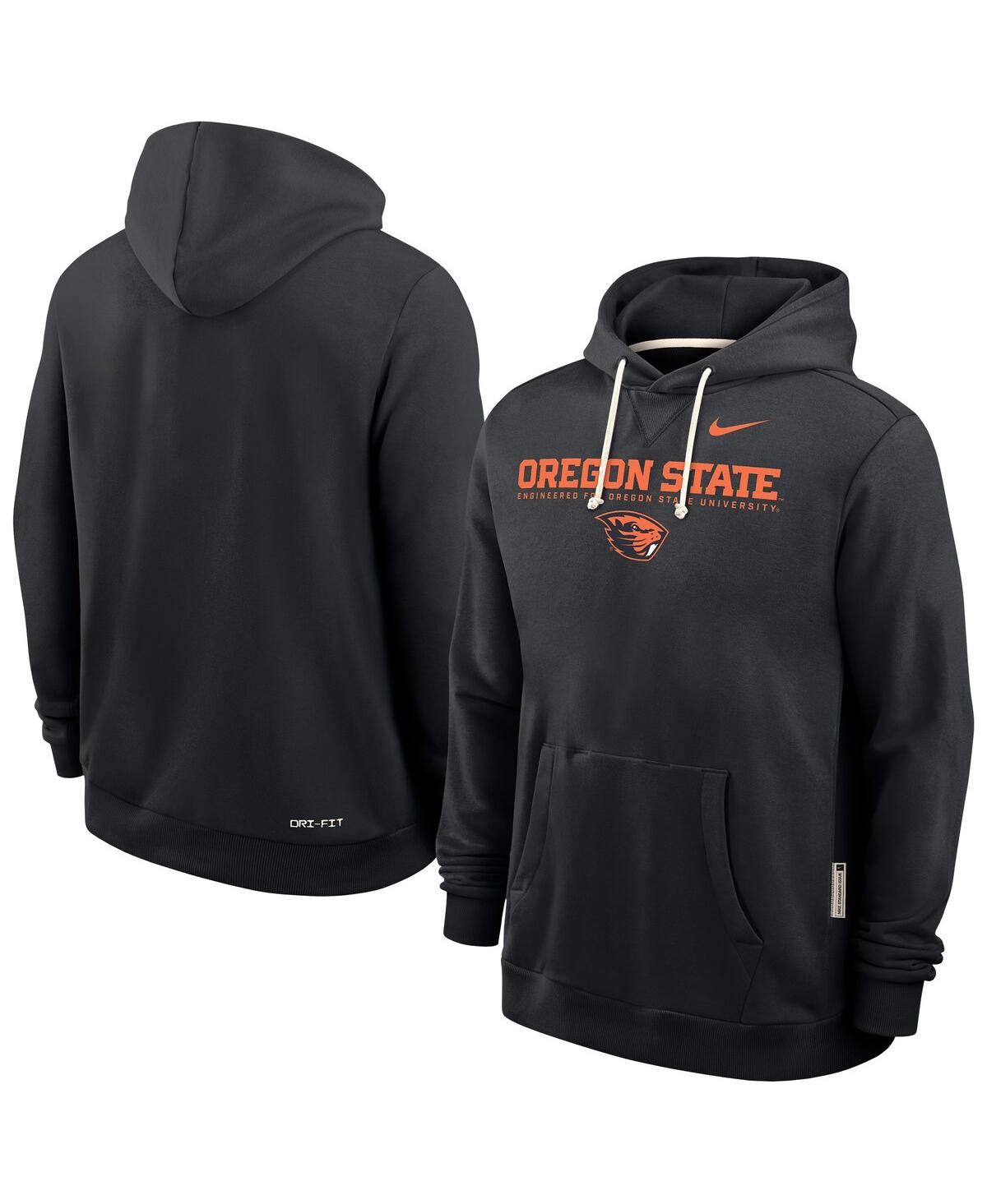 Nike Men's Black Oregon State Beavers 2025 Sideline Performance Pullover Hoodie In Black