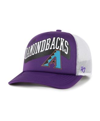 '47 Brand - Men's Purple Arizona Diamondbacks Meander Foam Trucker Snapback Hat