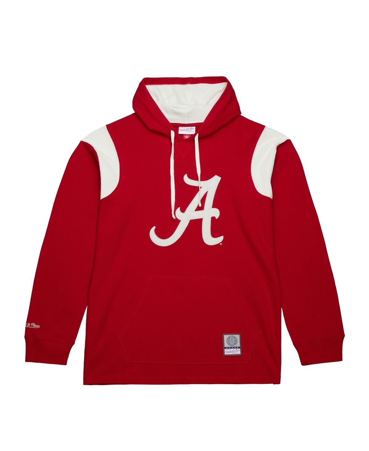 Mitchell & Ness Men's Crimson Alabama Crimson Tide Thermal Lightweight Hoodie In Multi