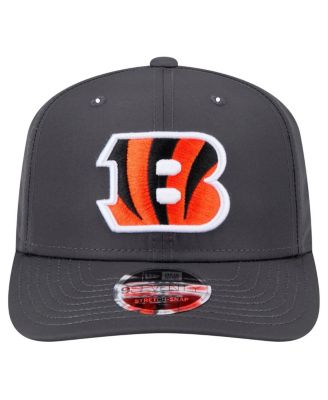 Men's Graphite Cincinnati Bengals Main 9SEVENTY Stretch-Snap Hat