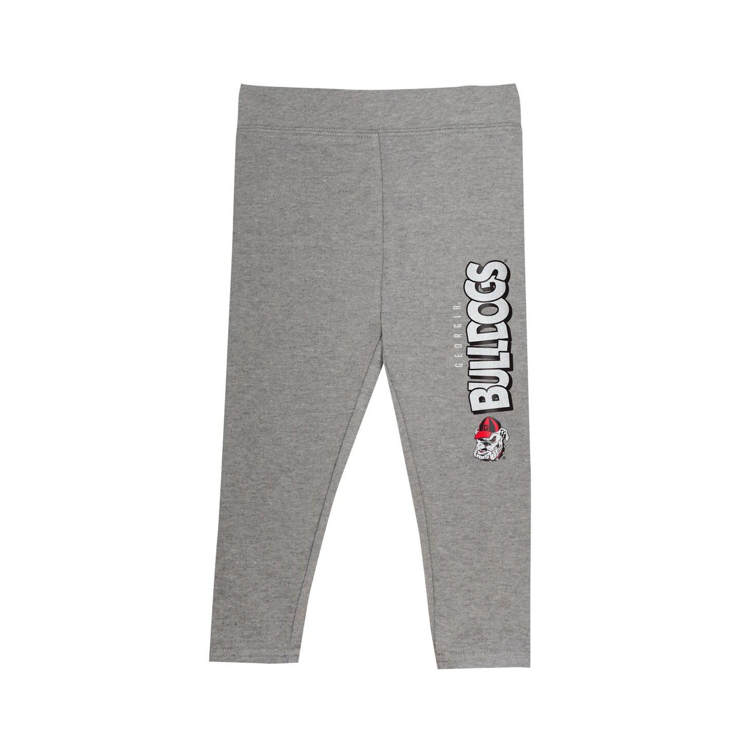 Детский комплект Outerstuff Baby Boys and Girls Red Georgia Bulldogs Clubhouse Pullover Hoodie and Legging Set — фото 4