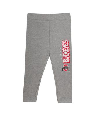 Girls Preschool 2-Piece Scarlet Ohio State Buckeyes Preschool Clubhouse Pullover Hoodie and Legging Set