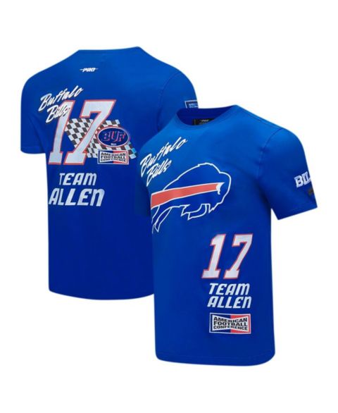 Мужская футболка Pro Standard Josh Allen Royal Buffalo Bills Fast Lane Name & Number Player