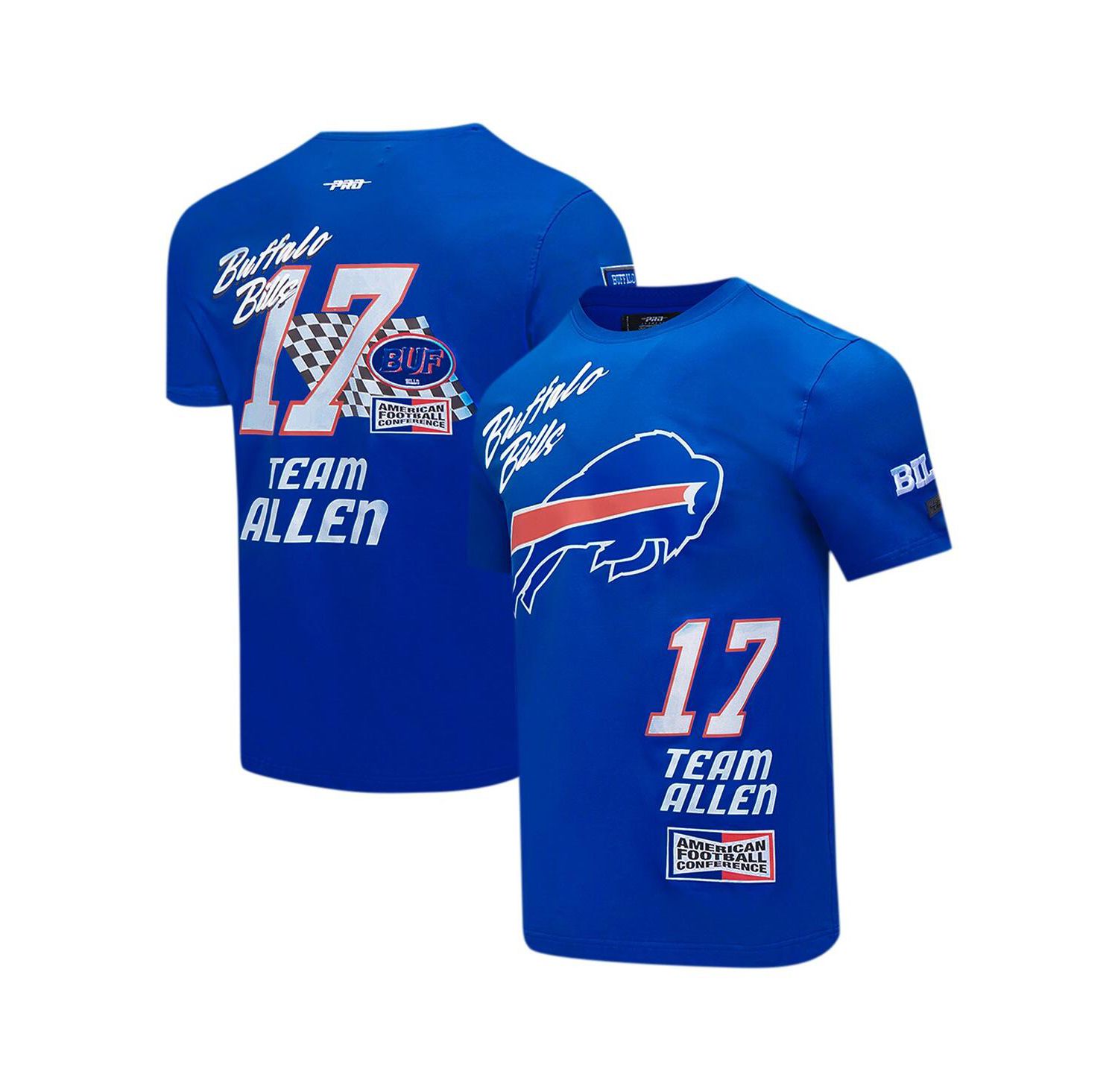 Men's Josh Allen Royal Buffalo Bills Fast Lane Name & Number Player T-Shirt