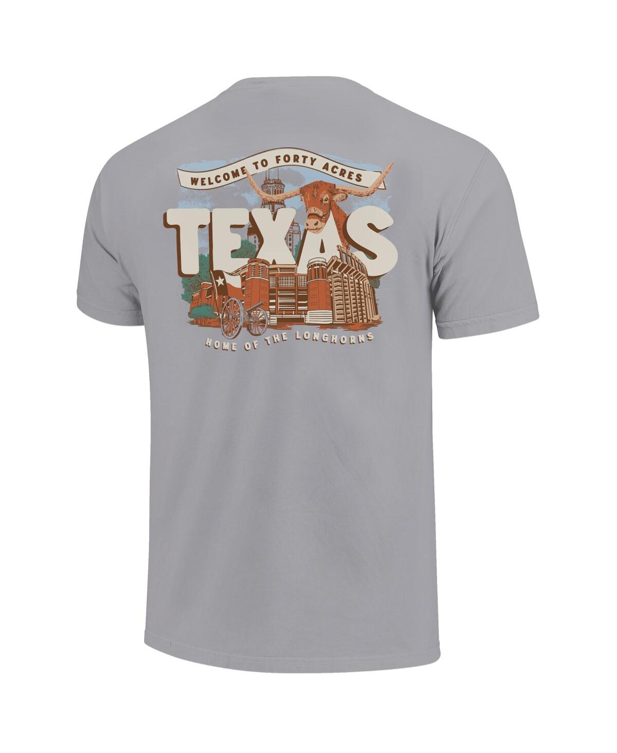 Image One Big Boys and Girls Gray Texas Longhorns Local Campus Scene T-Shirt