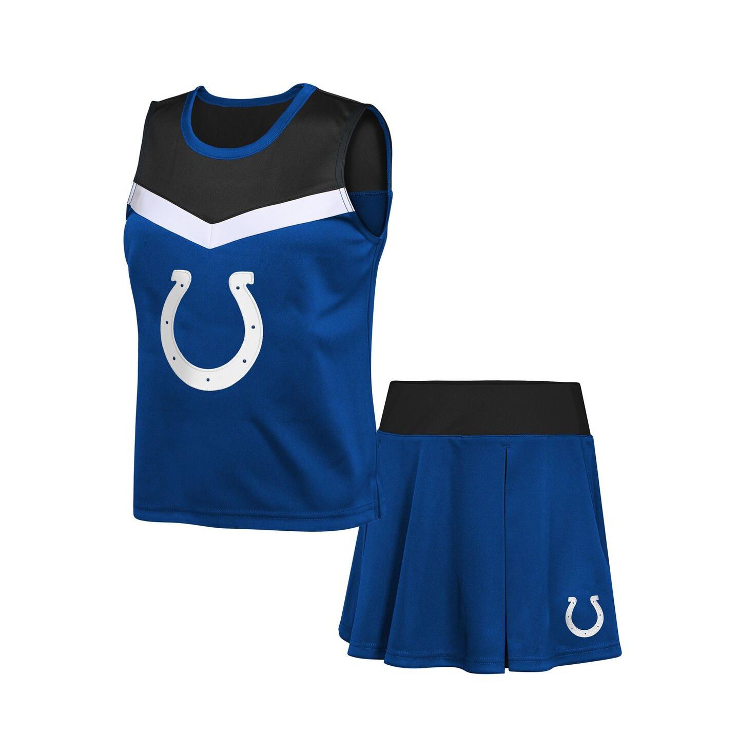 Платья Outerstuff 2-Piece Royal Indianapolis Colts Spirit Cheerleader Dress Set для девочек — фото 1