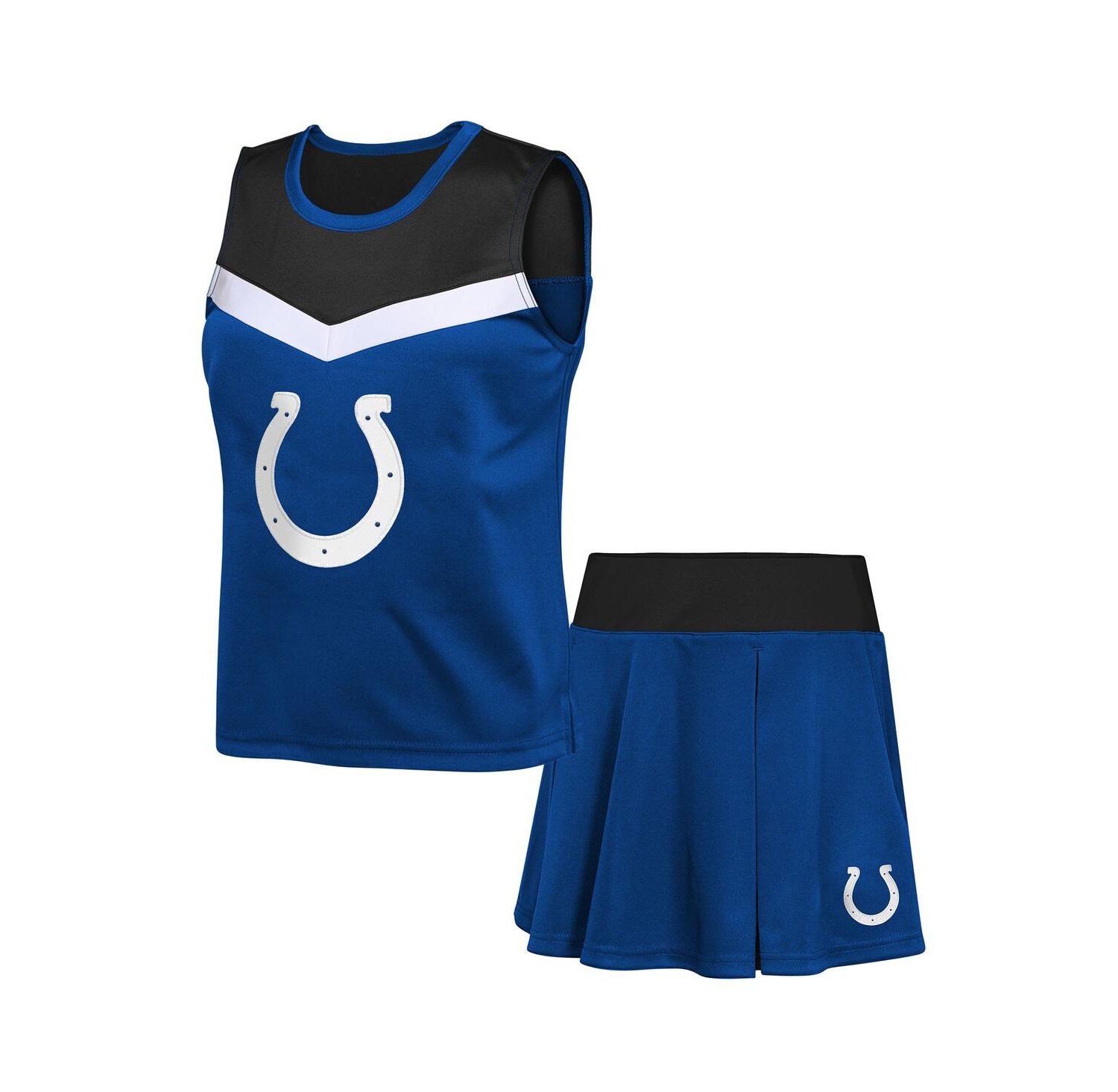 Big Girls 2-Piece Royal Indianapolis Colts Spirit Cheerleader Dress Set