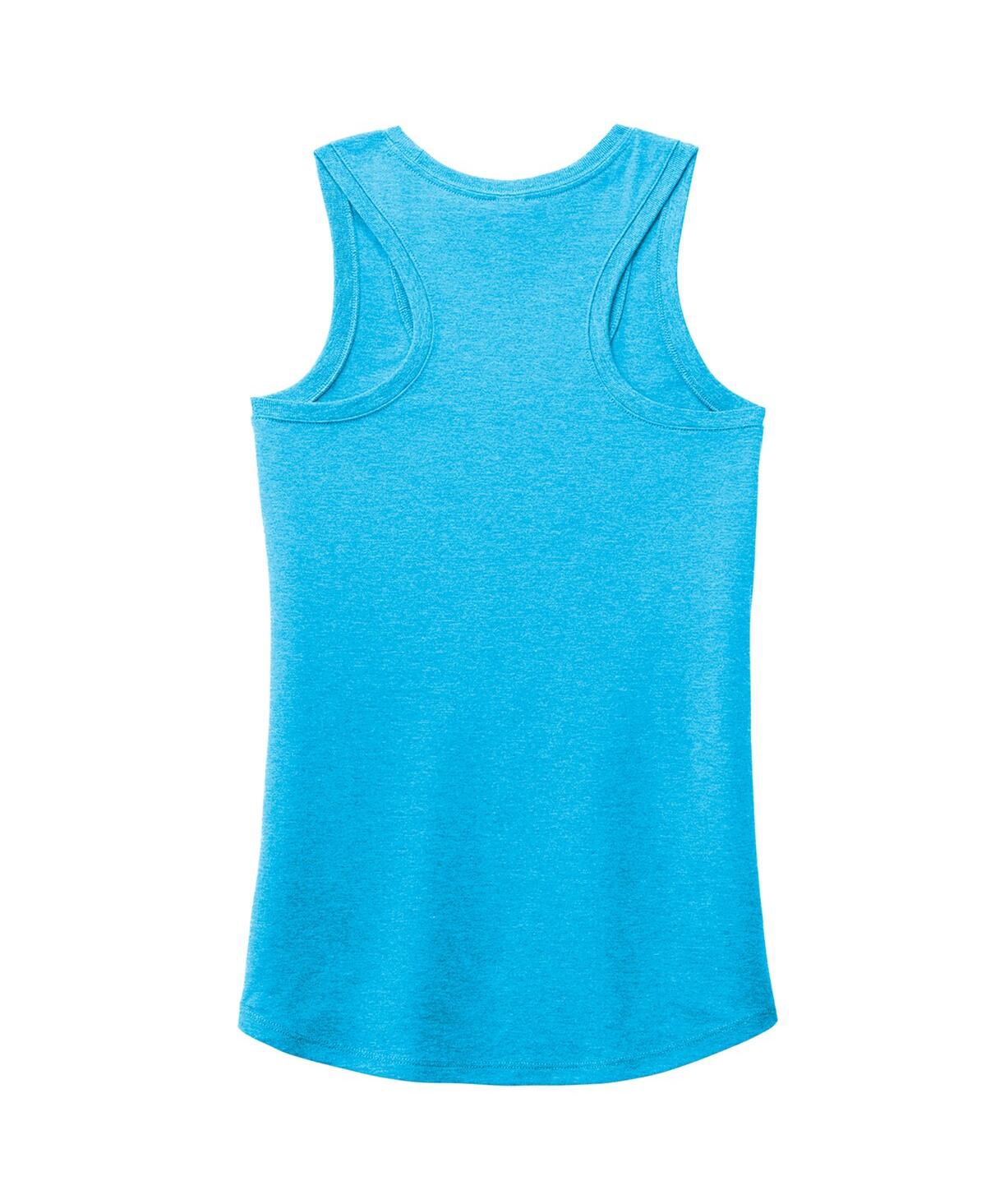 Joe Gibbs Racing Team Collection Women's Turquoise Chase Briscoe Tri-blend Name Number Tank Top In Blue