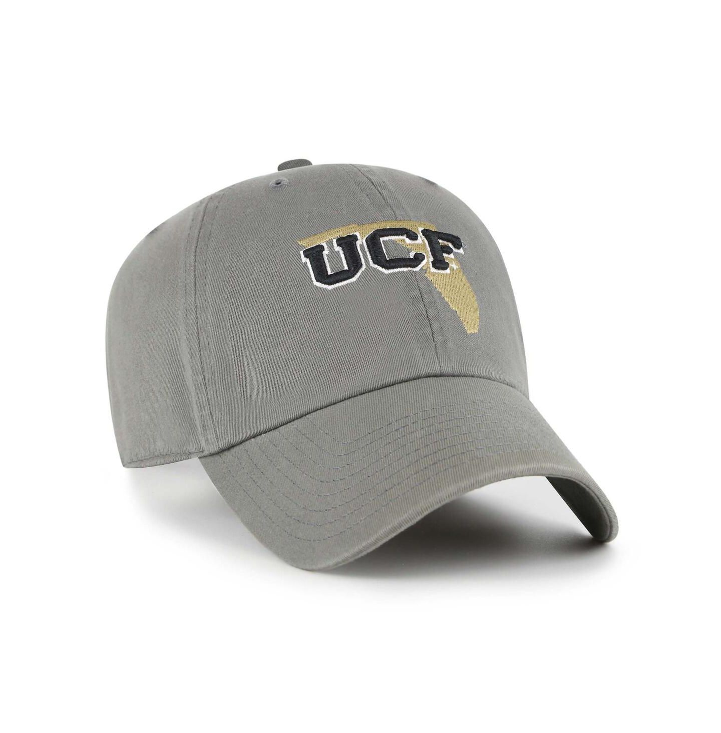 Мужская кепка '47 Brand Dark Grey UCF Knights Vault Clean Up Adjustable Hat — фото 3
