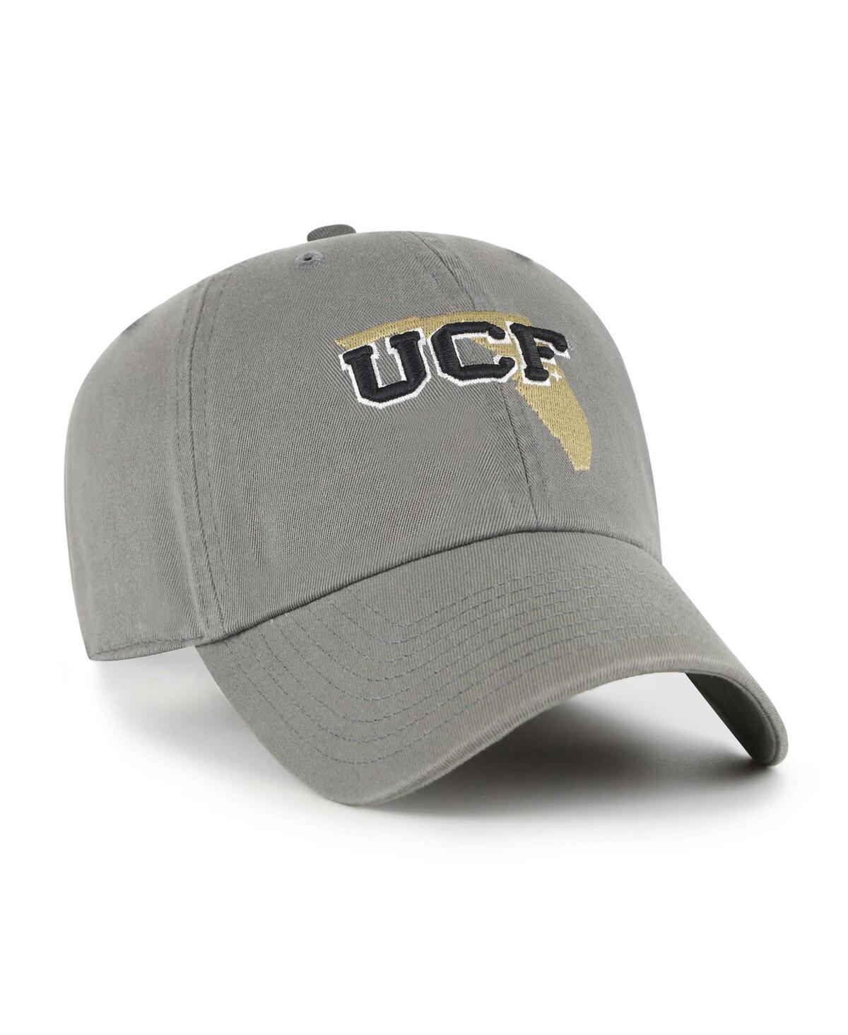 47 Brand Men's Dark Grey Ucf Knights Vault Clean Up Adjustable Hat In Gray