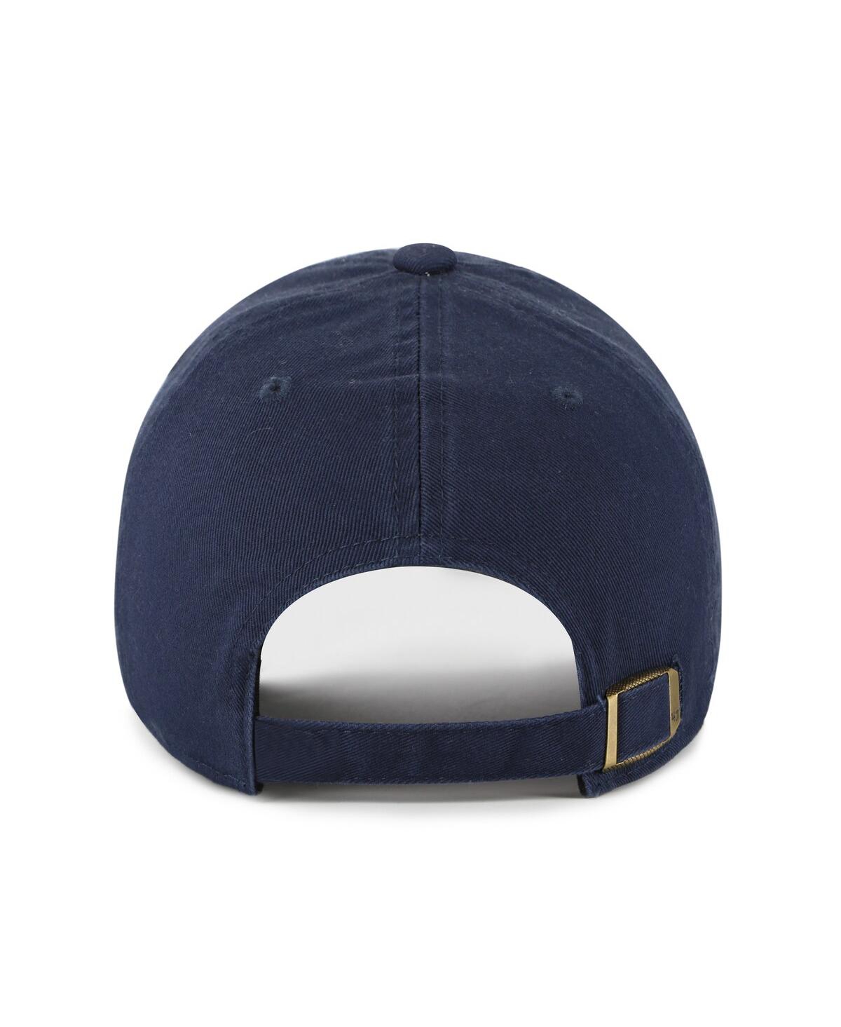 47 Brand Men's Navy Ole Miss Rebels Clean Up Adjustable Hat In Blue