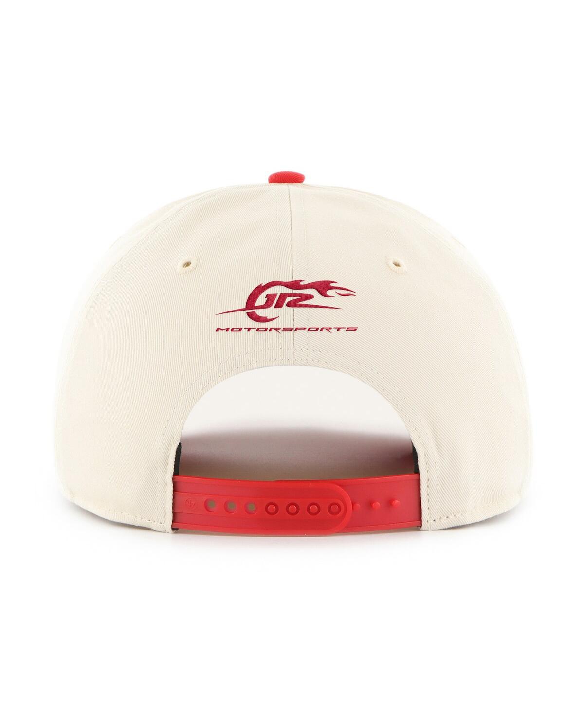47 Brand Men's Natural/red Dale Earnhardt Jr. Budweiser Hitch Adjustable Hat