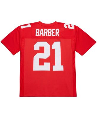 Men's Tiki Barber Red New York Giants 2004 Legacy Replica Jersey