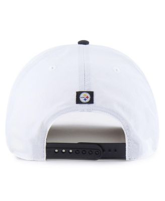 Men's White/Black Pittsburgh Steelers Suburbia Hitch Two-Tone Adjustable Hat
