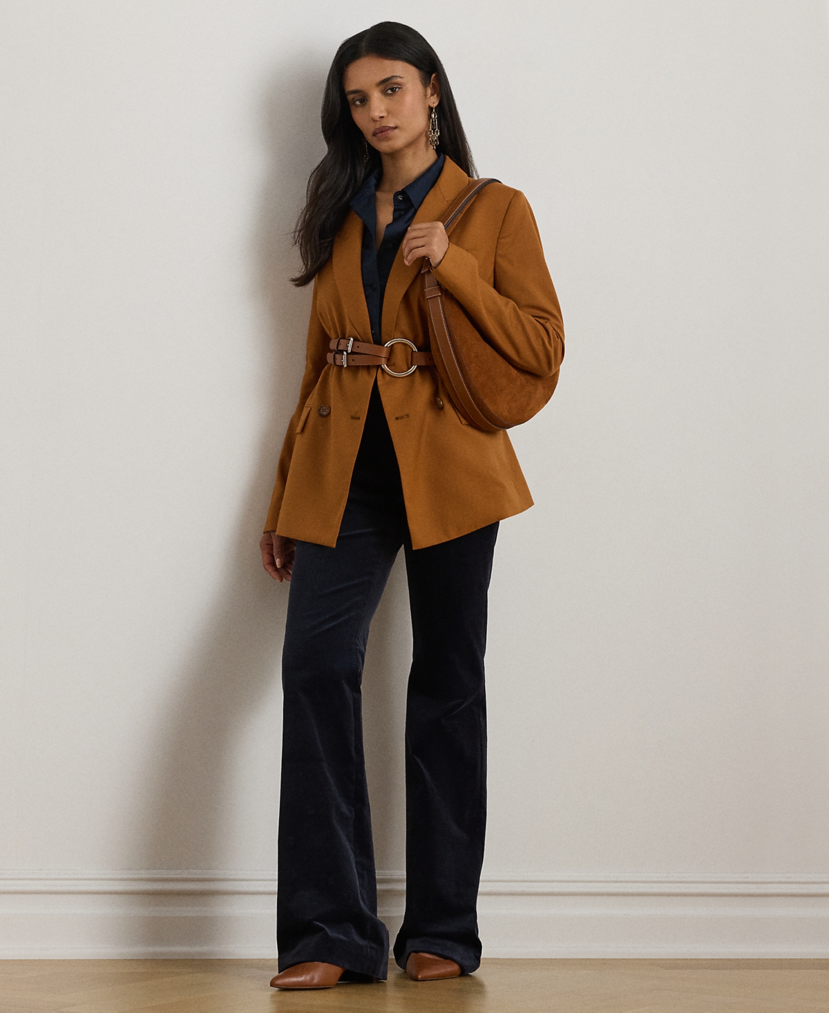 Ralph Lauren Women's High-rise Flare Pants In Blue