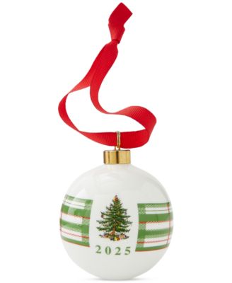 Spode - Christmas Tree 2025 Annual Porcelain Ball Ornament