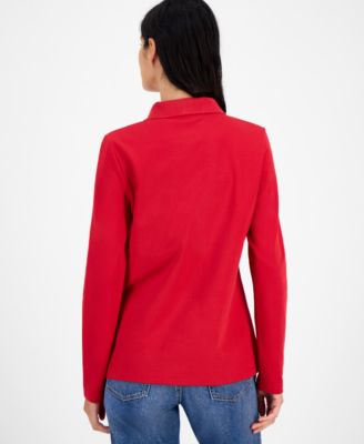 Women's Long Sleeve Polo Shirt