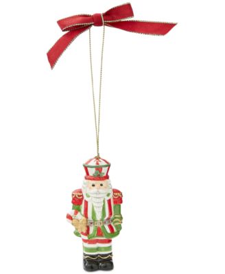 Spode - Christmas Tree Candy Cane Nutcracker Ornament