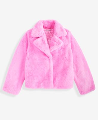 Girls' 4-8 Spread Collar Long-Sleeve Jacket