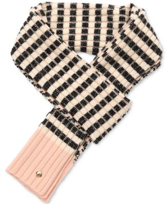 Striped Ribbed Scarf