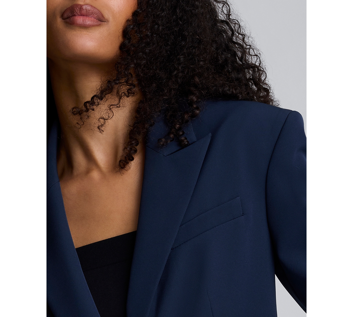 Kenneth Cole Slim Fit Luxe Twill One-button Blazer In Multi