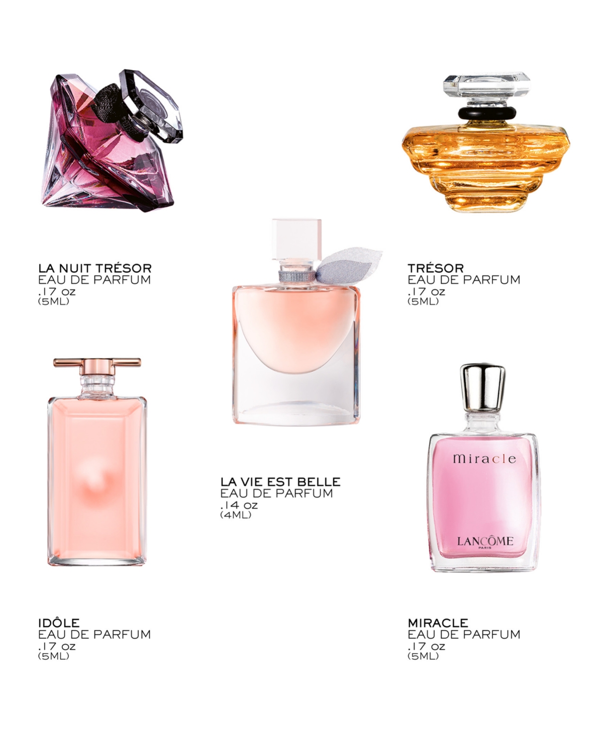 Lancôme 5-pc. Limited-edition Holiday Perfume Sampler Gift Set In Transparent