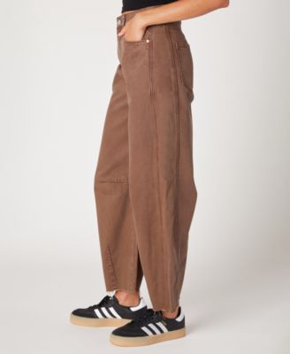 Women's High Rise Barrel Jeans